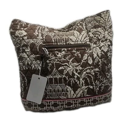 Vera Bradley Large Vera Tote in Rain Forest Toile - Floor model - Thumbnail 2
