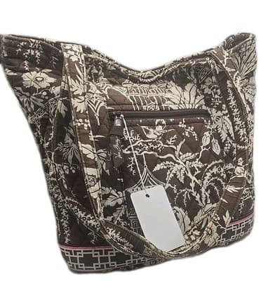 Vera Bradley Large Vera Tote in Rain Forest Toile - Floor model - Thumbnail 3