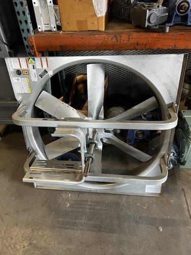 DAYTON 1WDC2 Exhaust Fan,36In Bl,Galv Steel,792 RPM 1WDC2 - Image 1