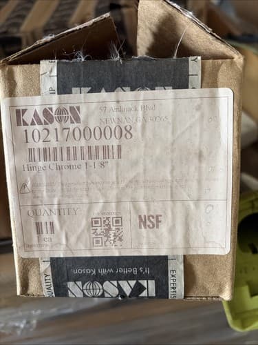 Kason® 1-1/8” Offset Hinge 10217-000008 1 Hinge Chrome - Image 1