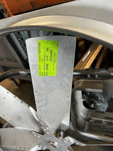 DAYTON 1WDC2 Exhaust Fan,36In Bl,Galv Steel,792 RPM 1WDC2 - Thumbnail 4