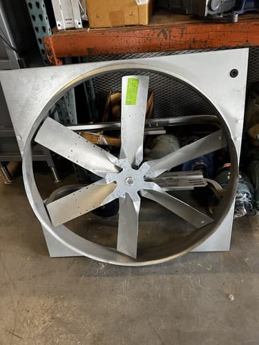 DAYTON 1WDC2 Exhaust Fan,36In Bl,Galv Steel,792 RPM 1WDC2 - Thumbnail 2