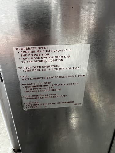 Blodgett Convection Oven (Natural Gas) With Dual Temp Range 80,000 Or 60,000 BTU - Thumbnail 5