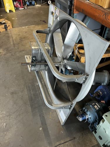DAYTON 1WDC2 Exhaust Fan,36In Bl,Galv Steel,792 RPM 1WDC2 - Thumbnail 7