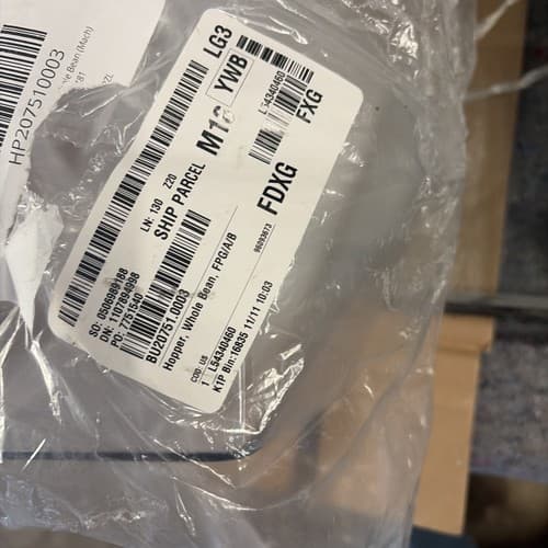 Bunn Hopper, Whole Bean Genuine OEM BU20751.0003 - Thumbnail 3