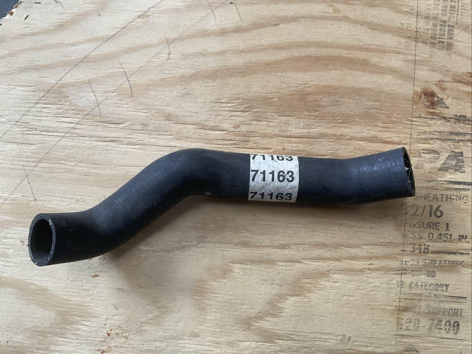 Radiator Coolant Hose-Curved Radiator Hose Dayco 71163 - Image 1