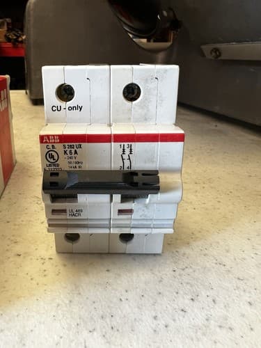 ABB circuit breaker S282UX-K6, 2 POLE - Image 1