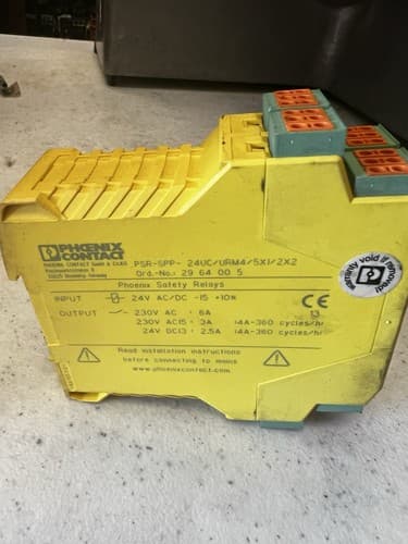 PHOENIX CONTACT PSR-SPP-24UC/URM4/5X1/2X2/B SAFETY RELAY - Thumbnail 2