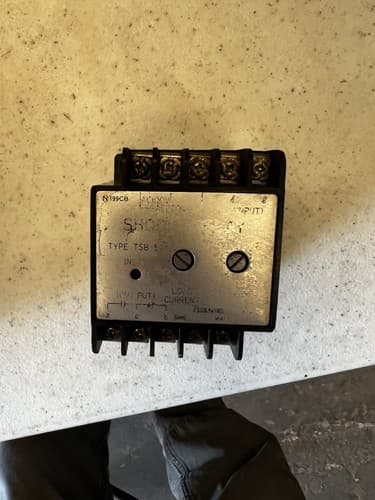 TSUBAKIMOTO CHAIN TYPE TSB-50 SHOCK RELAY 50 AMP 115/230 VAC 50/60 HZ - Thumbnail 3