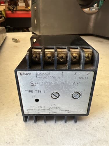 TSUBAKIMOTO CHAIN TYPE TSB-50 SHOCK RELAY 50 AMP 115/230 VAC 50/60 HZ - Image 1