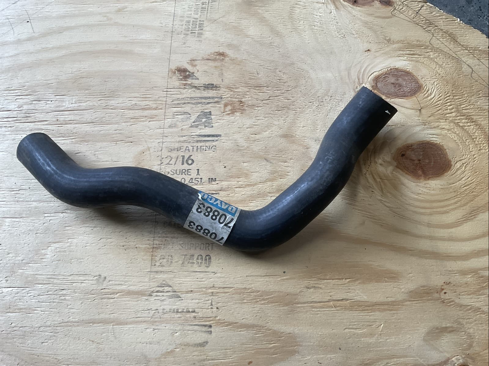 Dayton Radiator Coolant Hose #70883 - Image 1