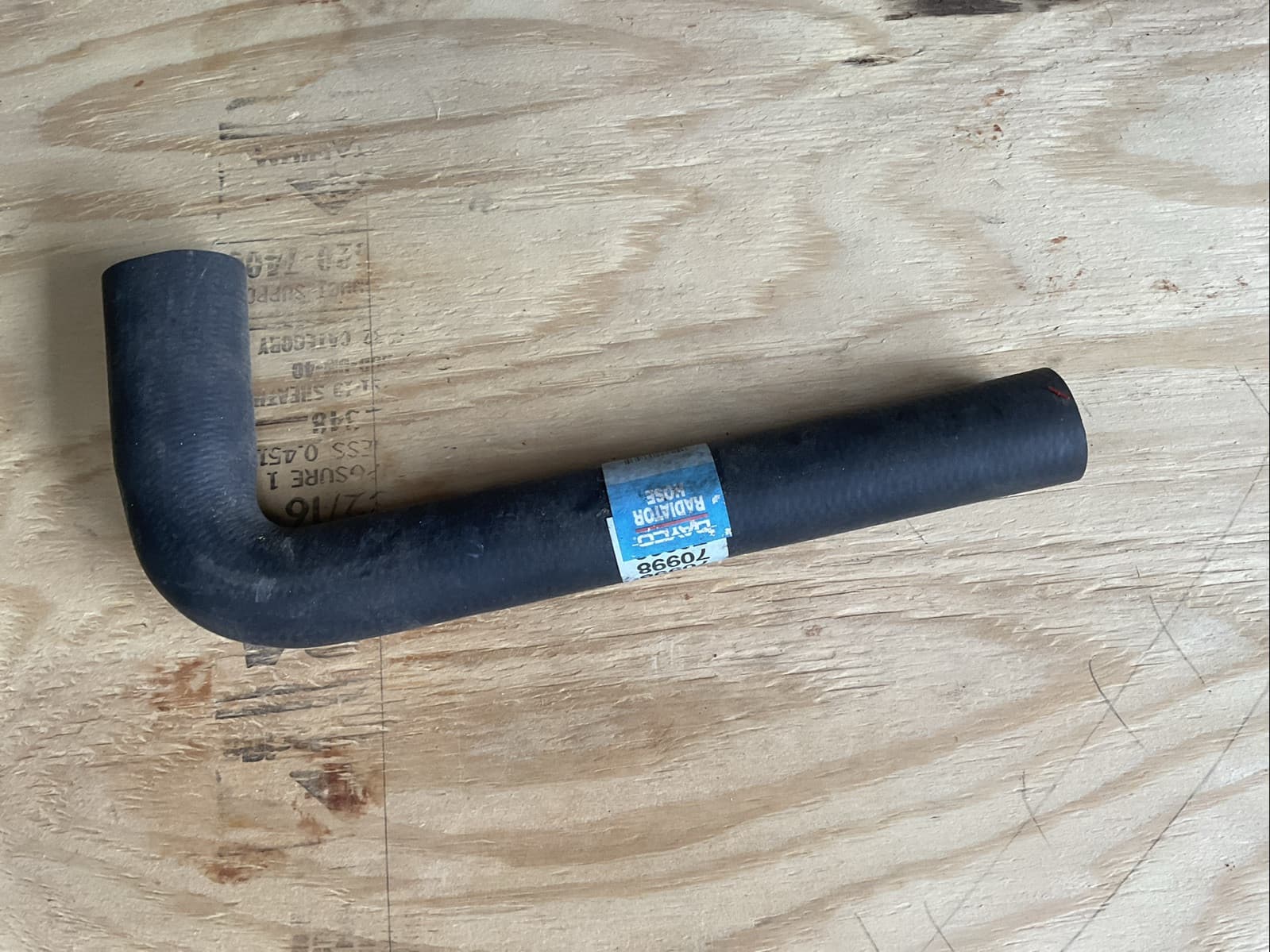 Radiator Coolant Hose-GAS Dayco 70998 - Image 1