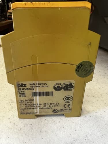 Pilz PZE X4 774585 Safety Relay 1-Channel Contact Expansion Module 24VDC 4NO - Thumbnail 2