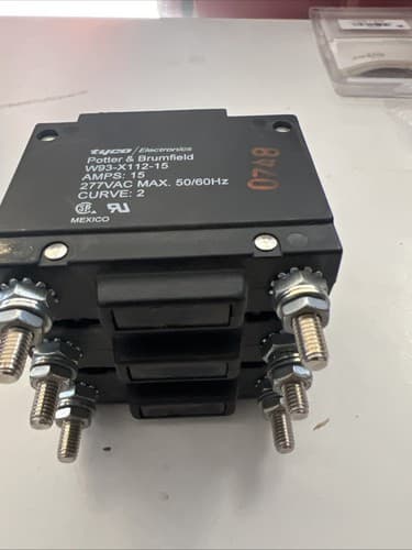 Tyco W93-X112-30 Potter & Brumfield 30A Circuit Breaker - Thumbnail 4