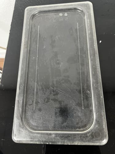 Cambro 30CWC 1/3 Size Food Pan Plastic Cover - Fits 2-1/2" or 4” (2 Included) - Image 1