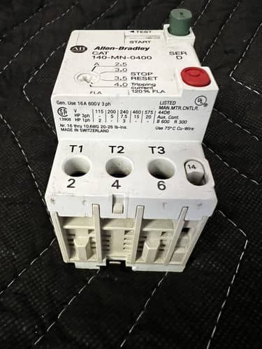 Allen Bradley 140-MN-0400 Series D - Thumbnail 4