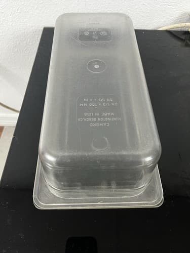 Cambro 30CWC 1/3 Size Food Pan Plastic Cover - Fits 2-1/2" or 4” (2 Included) - Thumbnail 4