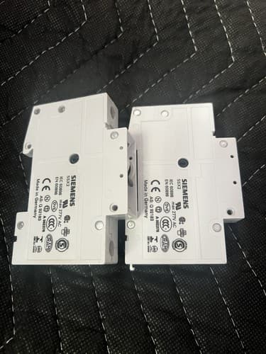 SIEMENS 5SX21 CIRCUIT BREAKER 1 POLE 230/400V 5SX2 AS:Q 92183 (LOT OF 2) - Thumbnail 2