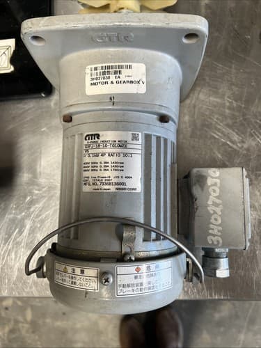 NISSEI GTR G3FJ-18-T010Z Geared Induction Motor - Image 1