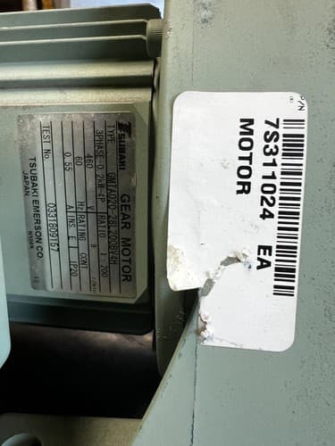 Tsubaki Gear Motor GMTA020-28L200BV4H - Thumbnail 5
