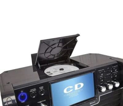 Starion KS780-B Portable Bluetooth CD+G Karaoke Machine - Image 1