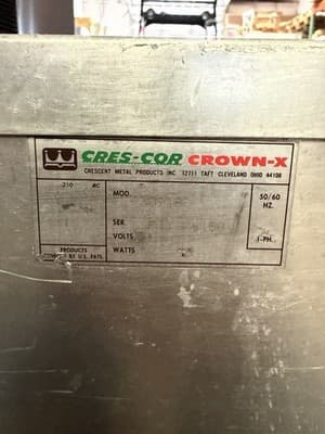 Cres Cor 309-188C (8 Full size Sheet Pan) Capacity Half Size Mobile Cabinet - Thumbnail 5