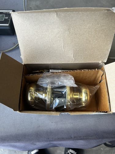 hankock privacy kwikset 730H 3 6AL RCS Brass Finish - Image 1