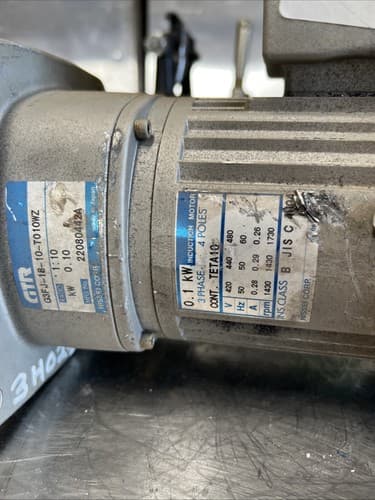NISSEI G3FJ-18-10-T010WZ Gear Induction Motor - Thumbnail 2