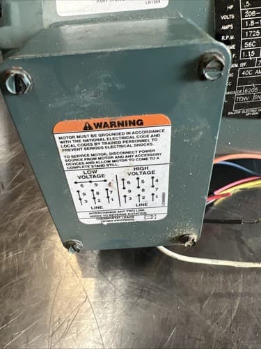 Reliance Electric Baldor P56X1338 Motor .5hp (208-230/460V) - Thumbnail 5