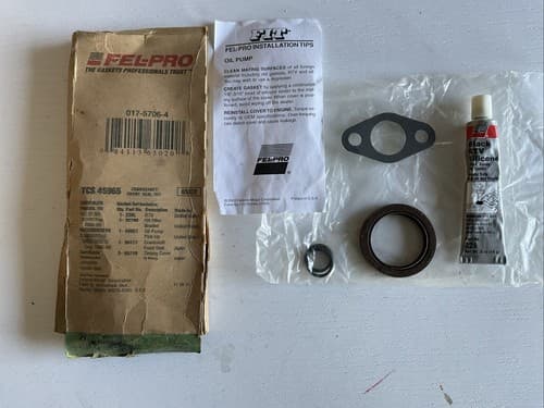 Engine Crankshaft Seal Kit Fel-Pro TCS 45965 (black RTV Silicone Hard) - Image 1