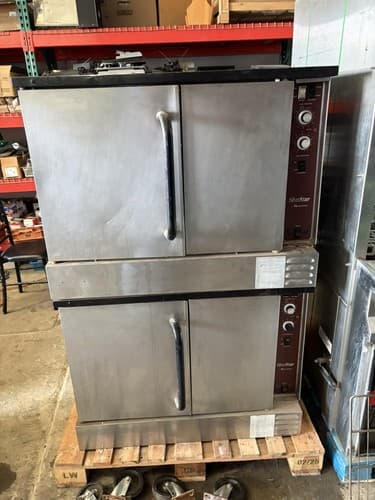 Southbend SLGS-22SC Double Deck Convection Oven Solid Doors Natural Gas - Image 1
