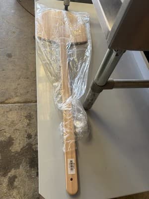 Pizza Peel 12" x 13" Blade Wooden With 28" Handle - Image 1