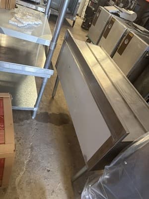 Commercial Ice Bin 48 “x 18” x 33” Back Stop Height Stainless Steel - Thumbnail 6