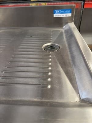 Commercial Ice Bin 48 “x 18” x 33” Back Stop Height Stainless Steel - Thumbnail 2