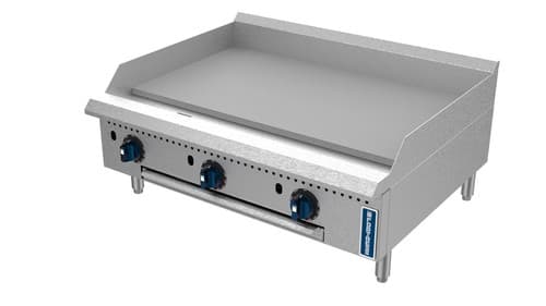 Countertop Thermostatic Natural Gas Griddle 36 Steel Plate. LP Kit Included - Image 1