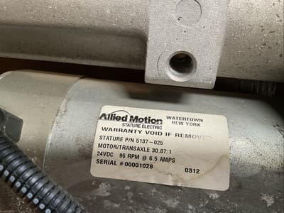 Allied Motion 5137 - 025 Motor/transaxle - Thumbnail 2