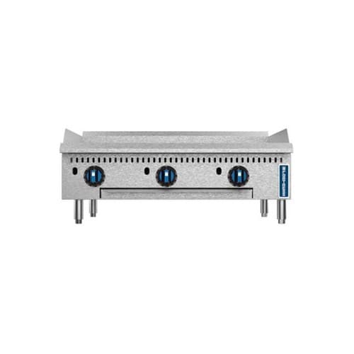 Countertop Thermostatic Natural Gas Griddle 36 Steel Plate. LP Kit Included - Thumbnail 2