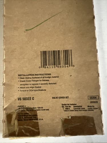 Fel-Pro VS50322C Reman Engine Valve Cover Gasket Set - Image 1