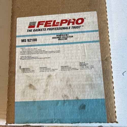 Engine Intake Manifold Gasket Set Fel-Pro MS 92188 - Image 1