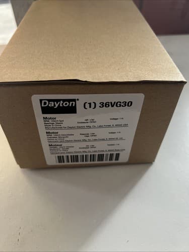 HVAC Motor Dayton # (1) 36VG30 - Thumbnail 2