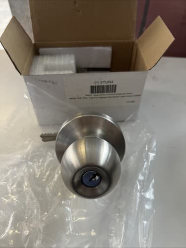 Battalion 5TUN4 Ball knob Entry Lock Exit Trim Satin Stainless Steel - Thumbnail 3