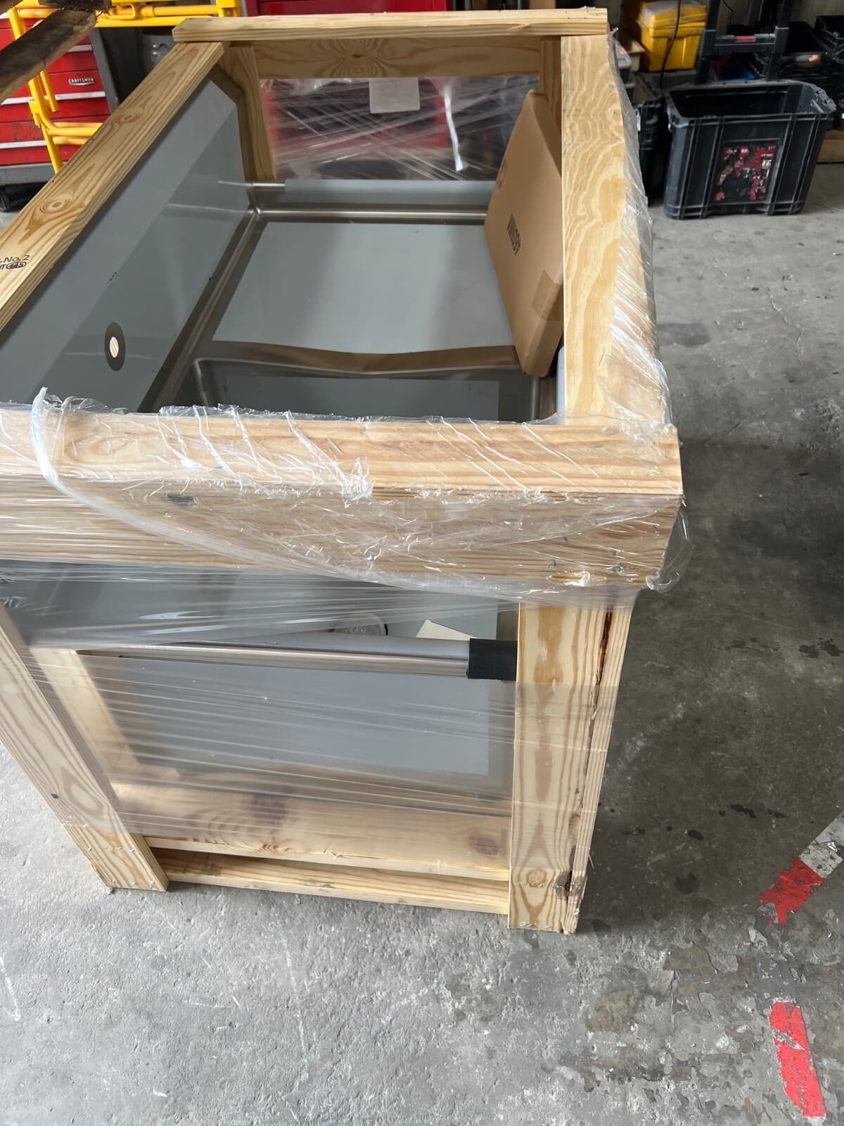 One Compartment Sink, 50-1/2"W x 29-1/2"D, 24" drainboard - Thumbnail 2