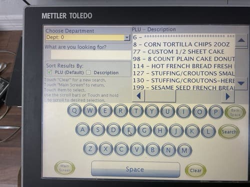 Mettler Toledo UCCW Smart Touch Counter Deli Bakery Produce Scale w/ Printer - Thumbnail 4