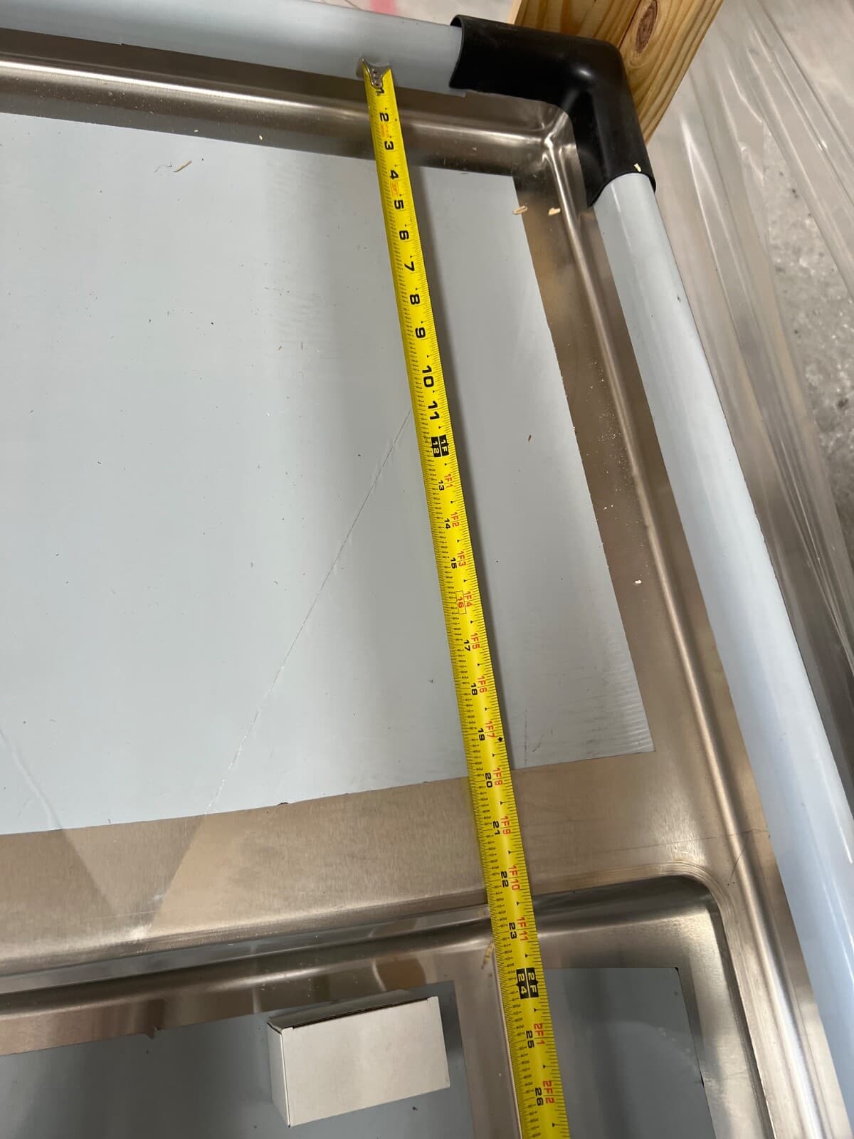 One Compartment Sink, 50-1/2"W x 29-1/2"D, 24" drainboard - Thumbnail 8