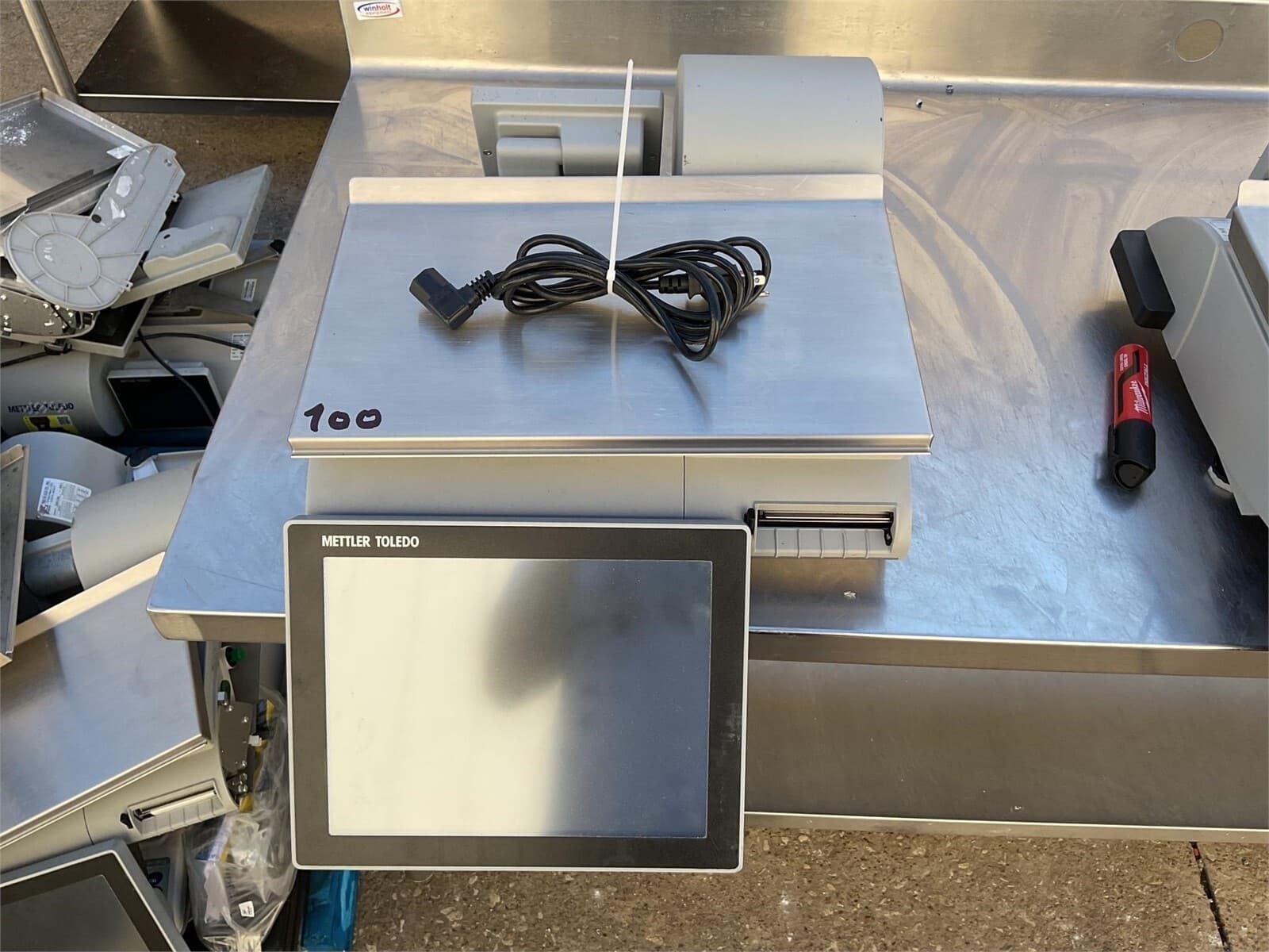 Mettler Toledo UCCW Smart Touch Counter Deli Bakery Produce Scale w/ Printer - Thumbnail 8
