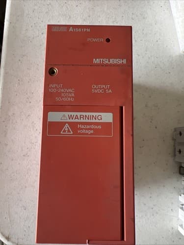 Mitsubishi A1S61PN Melsec Power Supply Unit PLC Module 5VDC 5A - Image 1