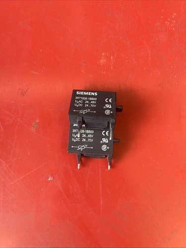 SIEMENS 3RT1926-1BB00 VARISTOR SURGE SUPPRESSOR 24-48 VAC 24-70 VDC (Lot of 2) - Image 1