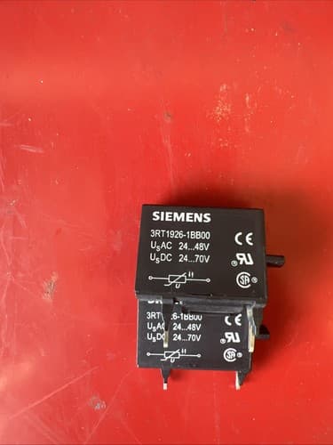 SIEMENS 3RT1926-1BB00 VARISTOR SURGE SUPPRESSOR 24-48 VAC 24-70 VDC (Lot of 2) - Thumbnail 2