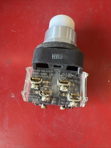 Allen-Bradley 800T-PT16 Push Button Switch White - Thumbnail 4
