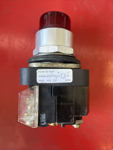 ALLEN-BRADLEY RED ILLUMINATED PUSH BUTTON 800T-PTH16R - Thumbnail 4
